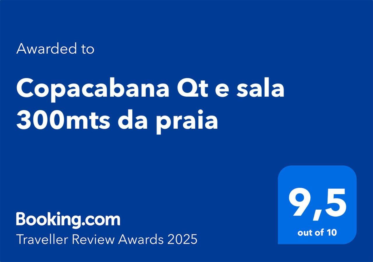 Apartamento Copacabana Qt e Sala a 3 quadras da praia e do Metrô - 250 MB Rio de Janeiro Exterior foto